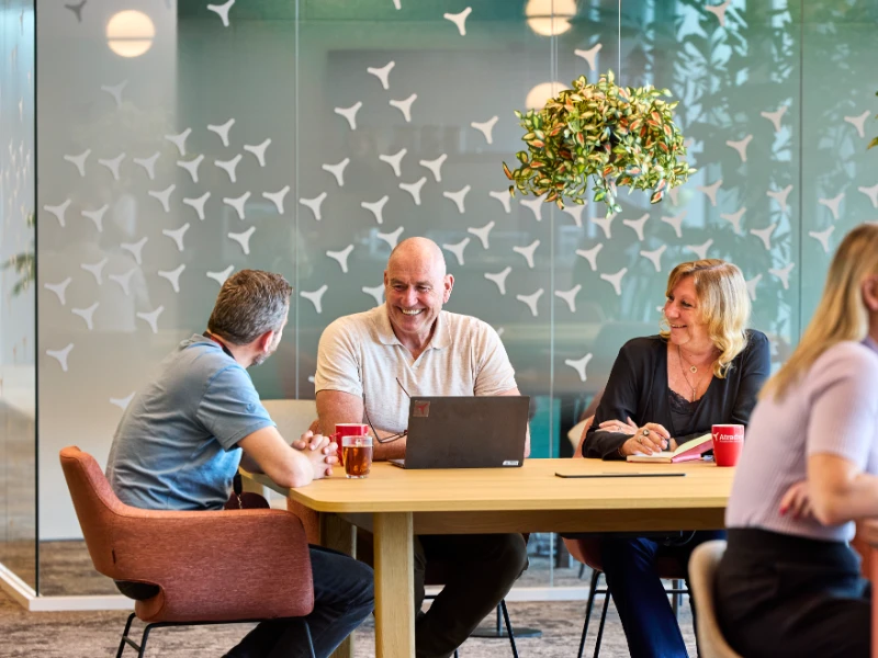 Group of Atradius employees collaborating