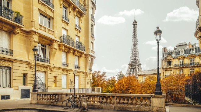 Paris in autumn